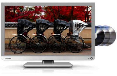 Toshiba 22D1334B 22 inch Full HD LED TV/DVD Combi - White